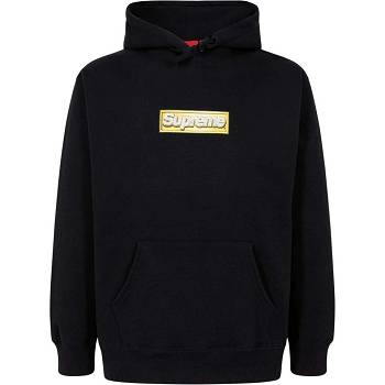 Supreme Bling Box Logo Huppari Mustat | FI489OR