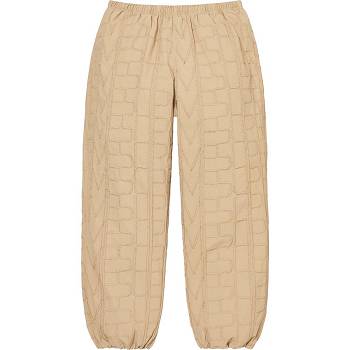 Supreme Repeat Stitch Track Pant Housut Ruskea | FI398CE